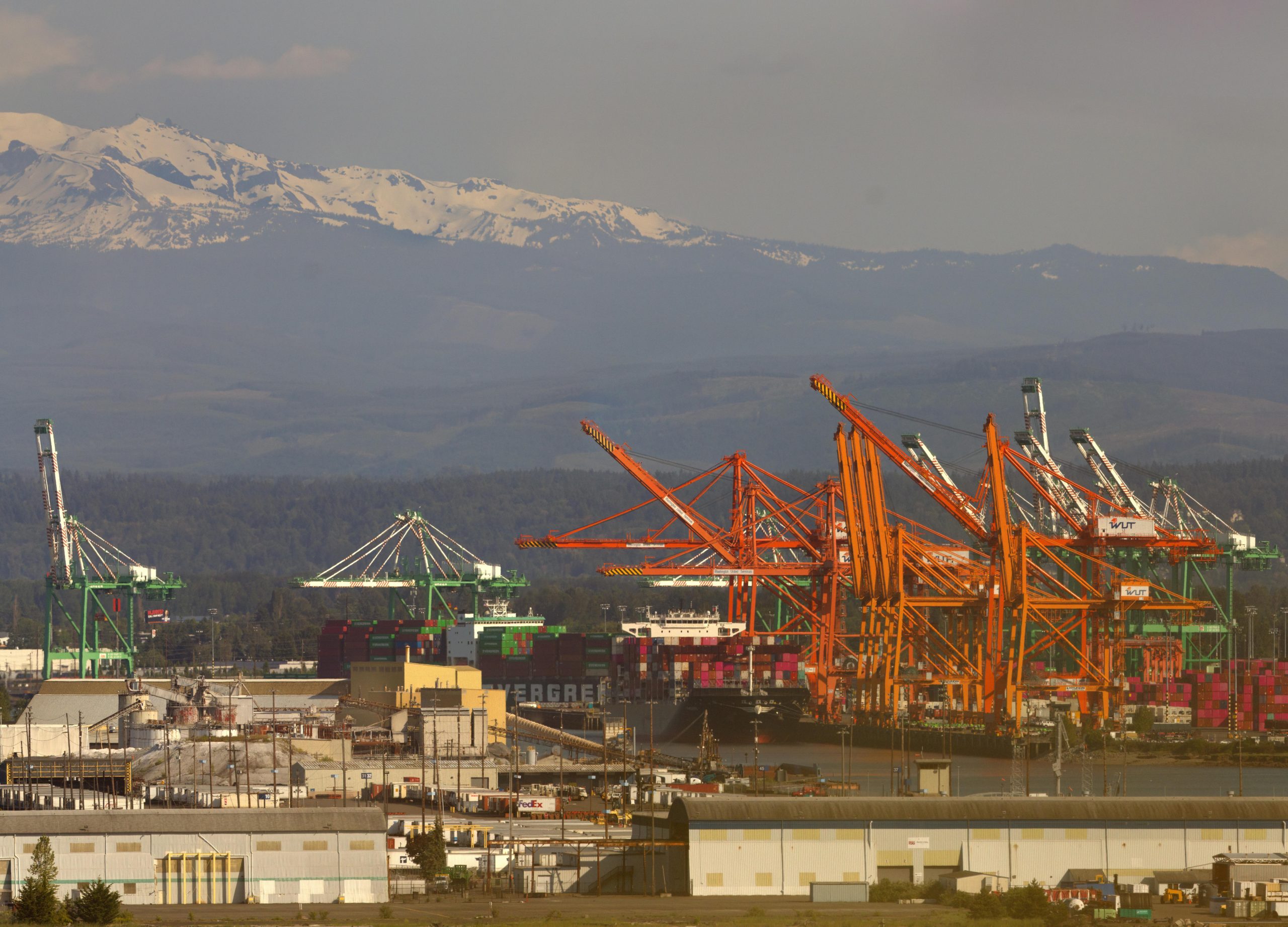 washington state maritime industrial waterfront and port infrastructure
